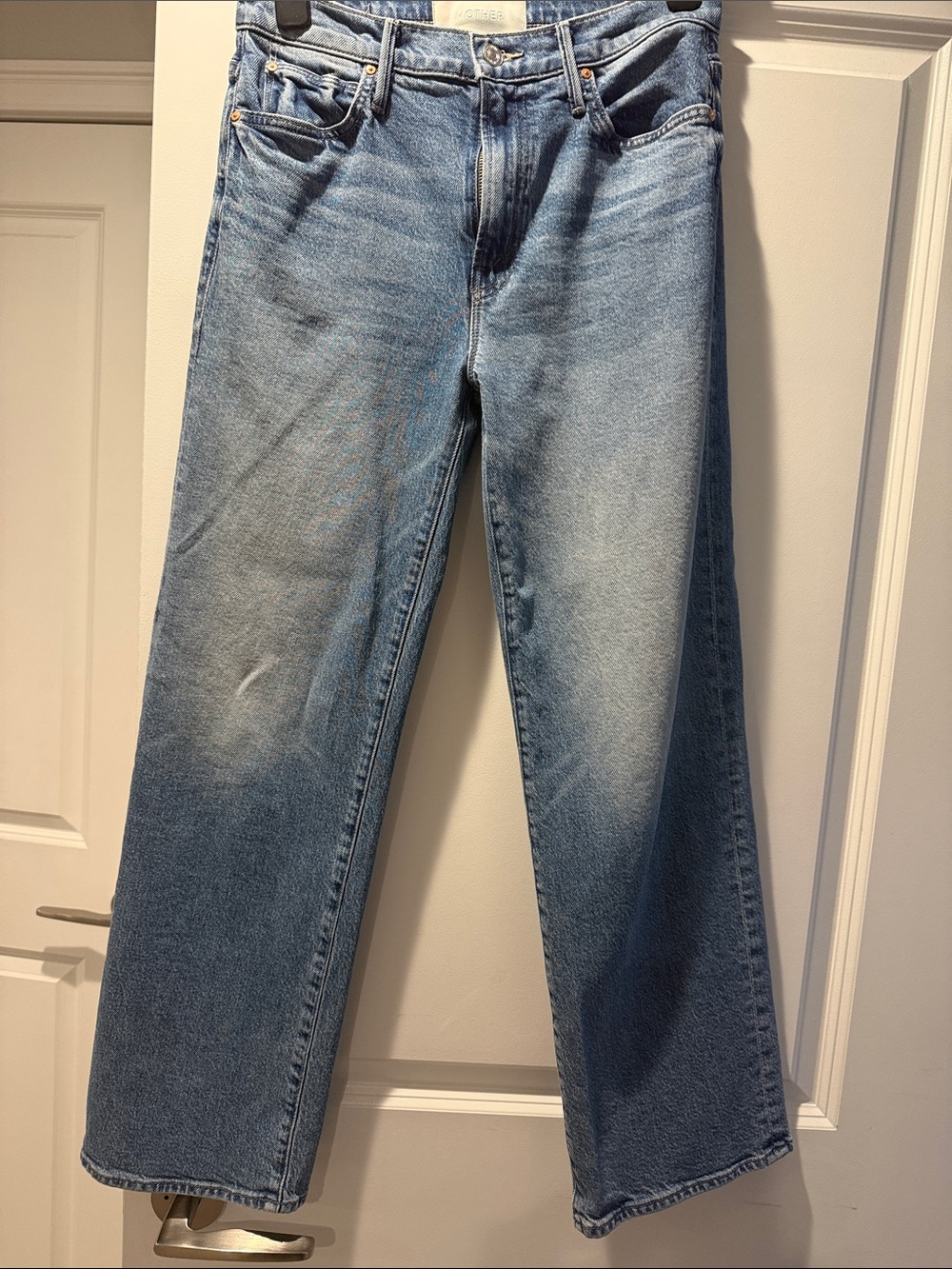 Classic Light Blue Boyfriend Jeans - Relaxed Fit Denim